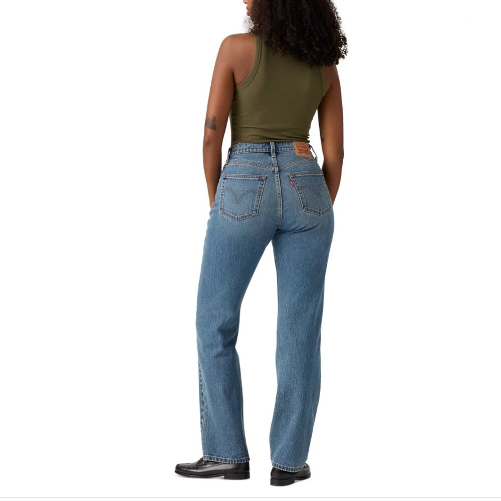 Levi's 501 Curve Straight Leg Jeans - size 27, medium wash